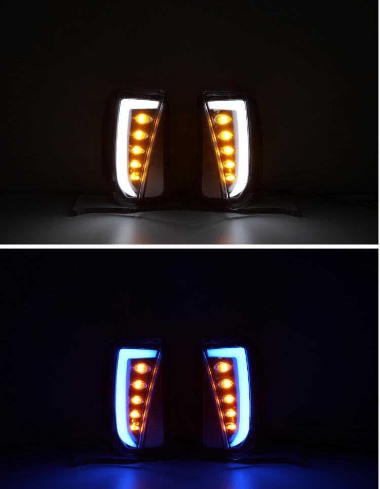 Daytime Running Light Upgrade for 2013-2015 Toyota Prius Front Bumper