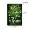 Vintage St Patrick Joy Metal Plaque Waterproof Wall Art Home Restaurant Decor Sign