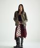 Thevinylhouse Mixed Collar Blouson Jacket Khaki