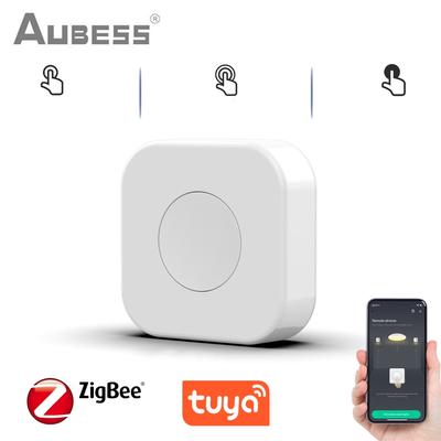 Tuya ZigBee Taste Smart Szene Schalter Multi-szene Verknüpfung Drahtlose Fernbedienung Intelligente Smart Home Zigbee Gateway Benötigen