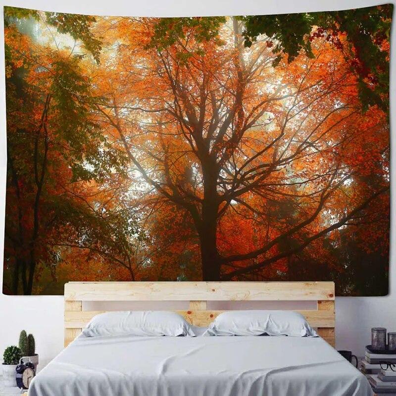 Large Tapestry Nature Landscape Forest Wall Hanging Room Decoration Bohemian Bedroom Living Room Wall Decoration