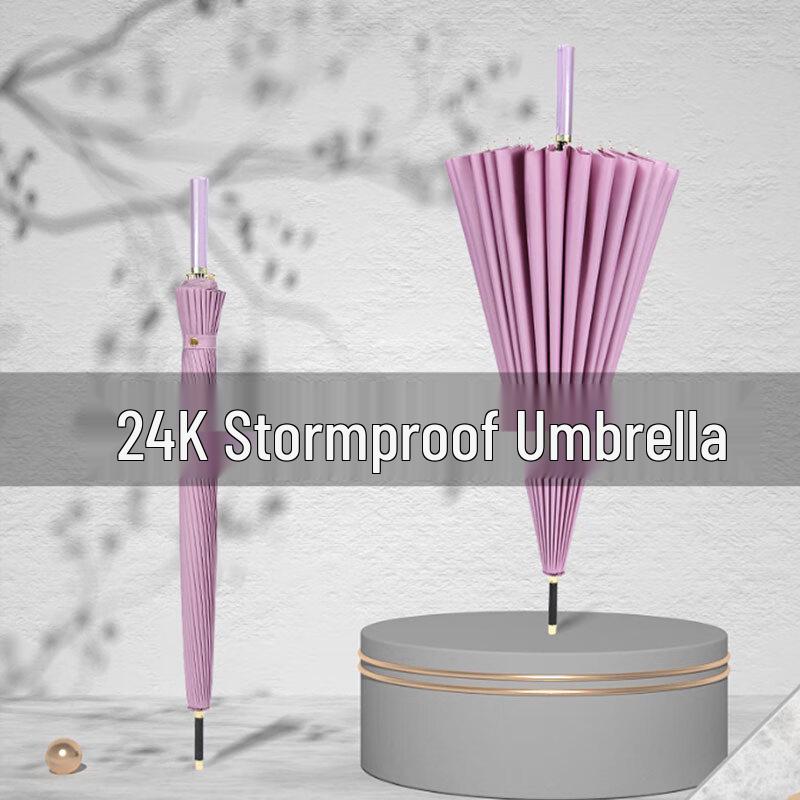 Fengxun FXHJ02 Extra-Large 24-Bone Semi-Automatic Straight Umbrella