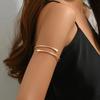 4/6pcs Bangle Jewelry Arm Bracelet Twisted Upper Arm Bracelet Trendy Cuff Bracelet  Gift