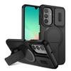 KEYSION Shockproof Magnetic Case for Samsung A17 4G 5G Slide Camera Protection Kickstand Phone Back Cover for Galaxy A26 5G