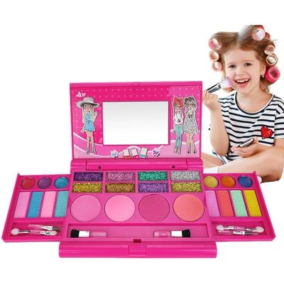 Kids Makeup Kit for Girls Pretend Makeup for Girls Makeup Kit for Girls Birthday Christmas Gift for Little Girls