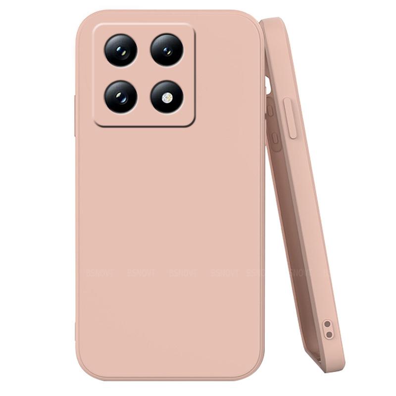 For Xiaomi 14T Pro Case Cover Xiaomi 14T Pro Capas New Shockproof Phone Back Original Liquid Silicone Soft TPU Fundas Xiaomi 14T