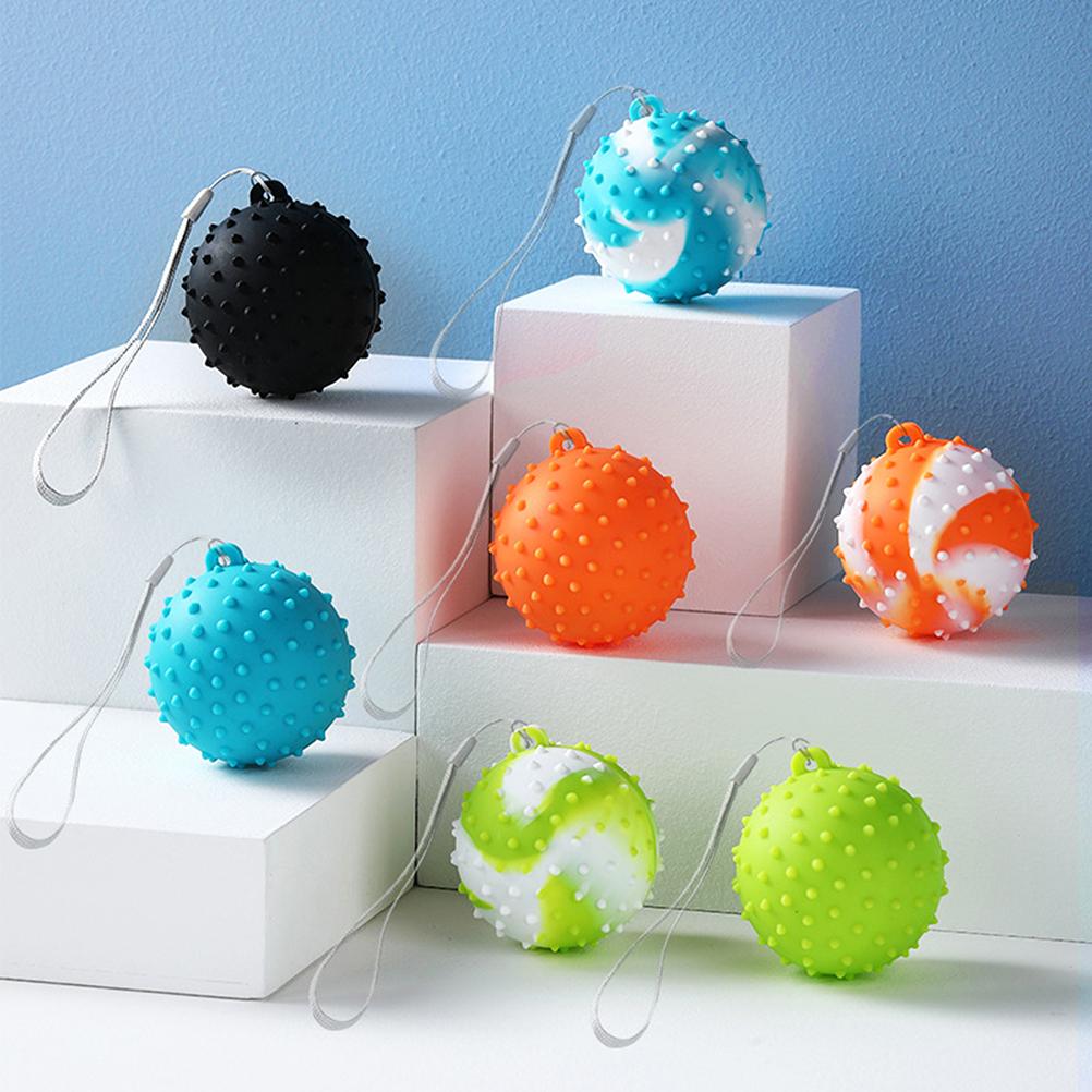 Fitness Massage Griffball Stressabbau Spielzeug Hand Finger Trainer Dekompressionsball Fitnessgerät Zufällige Farbe