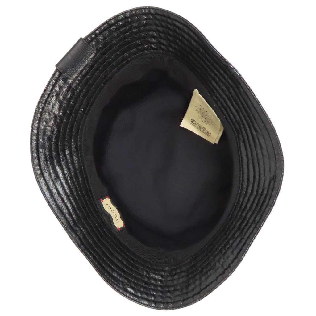 Used Gucci GG Crystal Bucket Hat 760144 Unisex Black GUCCI [Used] [Apparel/Accessories]