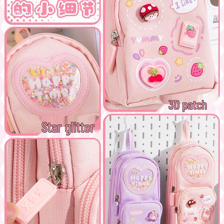 2026 Trendy Large Capacity Multifunctional Pencil Case for Girls and Students