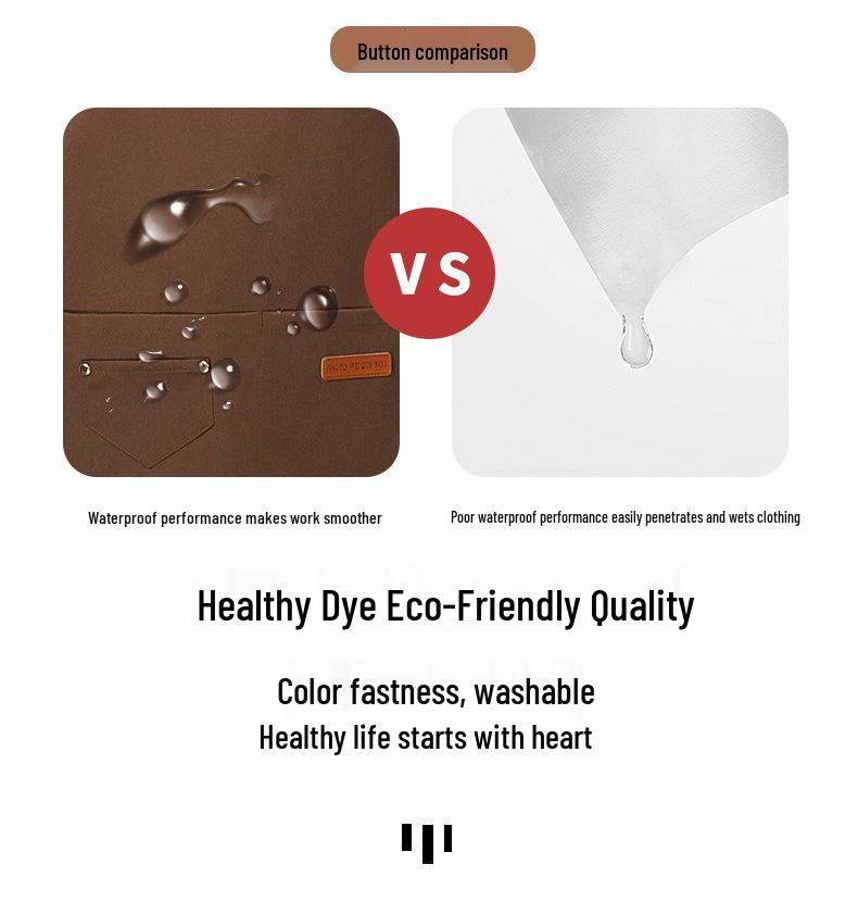 Wasserdichte Schürzen mit individuellem Logo für Küche, Salon und Café