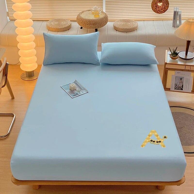 Vysoce kvalitní napínací prostěradlo pro jednu nebo dvě osoby, velikost King, potah na matraci s gumičkou, prostěradlo 90x200, 160x200