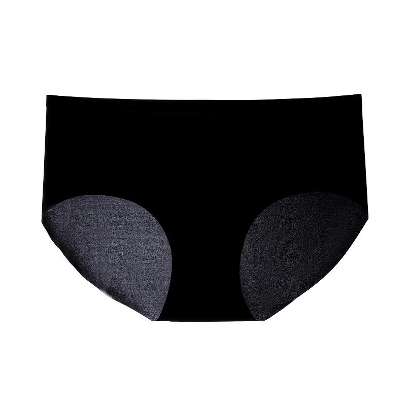 Quick-drying Liquid Foundation Underwear 1A Antibacterial Mulberry Silk Bottom Crotch Seamless Ice Silk Sexy Briefs Head Low Waist Women