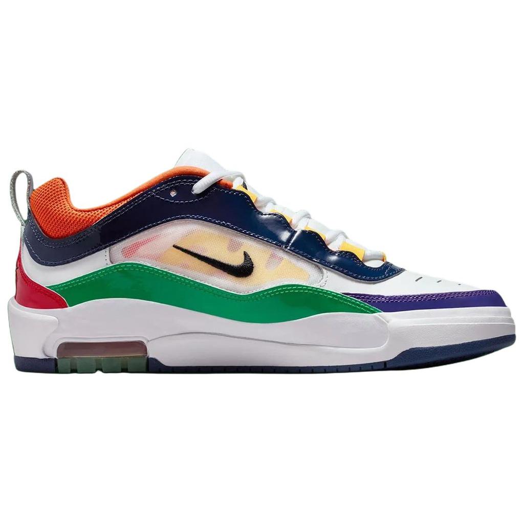 Nike Air Max Ishod Premium University Red Amarillo Navy Black Men's Skateboarding Shoes HV1670-600