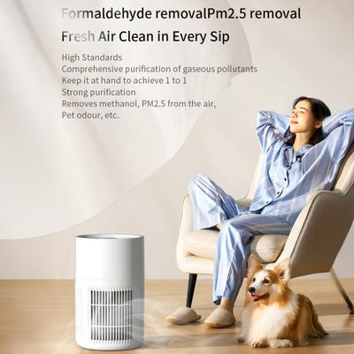 Purificador de Ar Pequeno Ampla Área de Cobertura Economia de Energia Baixo Ruído Filtro de Carvão Ativado Compacto