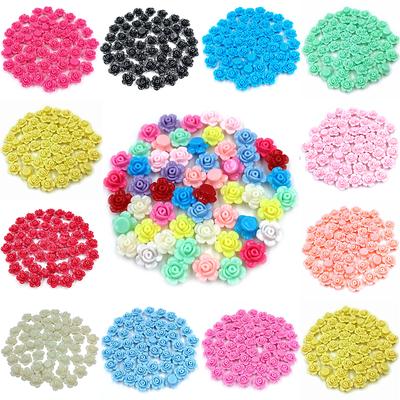 Schmuckzubehör Mehrfarbig Bonbonfarbe Mode Handgefertigt Material Rosenblütenperlen Perlen für Gebastelt Lose Perlen 20 Stück DIY Perlen