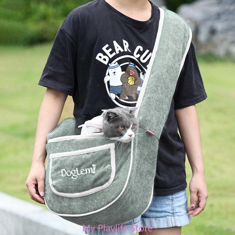 Pet Carriers Bag Portable Breathable Foldable Bag Cat Dogs Carrier Tote Bags Outgoing Outdoor Travel Pet Cats Handbag Safety