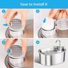 40pcs Cat Water Fountain Filter Set 20pcs Filters + 20pcs Sponges - Compatible with 108/3.2L and 67oz/2L Pet Drinking Fountains