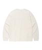 COVERNAT Slub Sketch Logo Graphic Long Sleeve White
