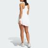Adidas Tennis Pro Aeroready Dress Short Solid Color Slim Fit Sports With Tennis Safety Shorts Sleeveless Dress Women Dress White IT1838