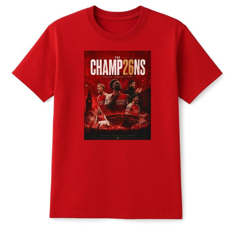 Champions Football TShirt Winner 2026 League North London Rises Legends Shirt S