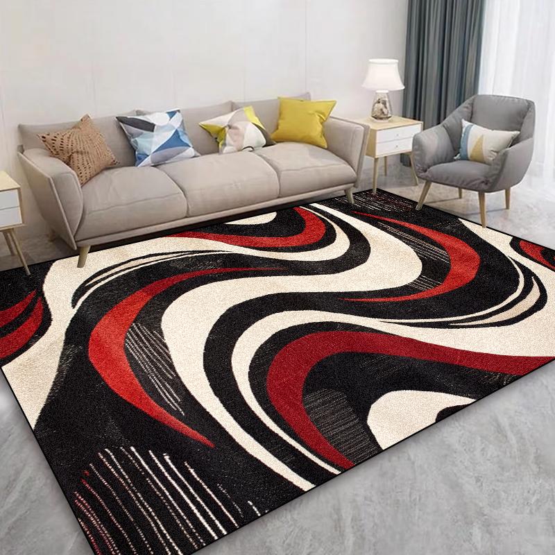 Nordic Style Abstract Rugs for Living Room Decoration Large Area Carpet Non-slip Bedroom Lounge Rugs Washable Coffee Tables Mat