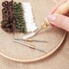 Punch Needle Kit Stitching Punch Needle Set Adjustable Multifunction for Children Adult DIY Crafts Household