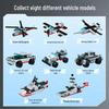 Nuclear-Powered Aircraft Carrier Transformation Building Blocks Educational Toy Set