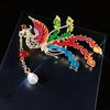 Fancy Design Fashion Fashion Maple Brooch Female Super Flash Rhinestone Leaf Pin Suit Coat Corsage Accessories