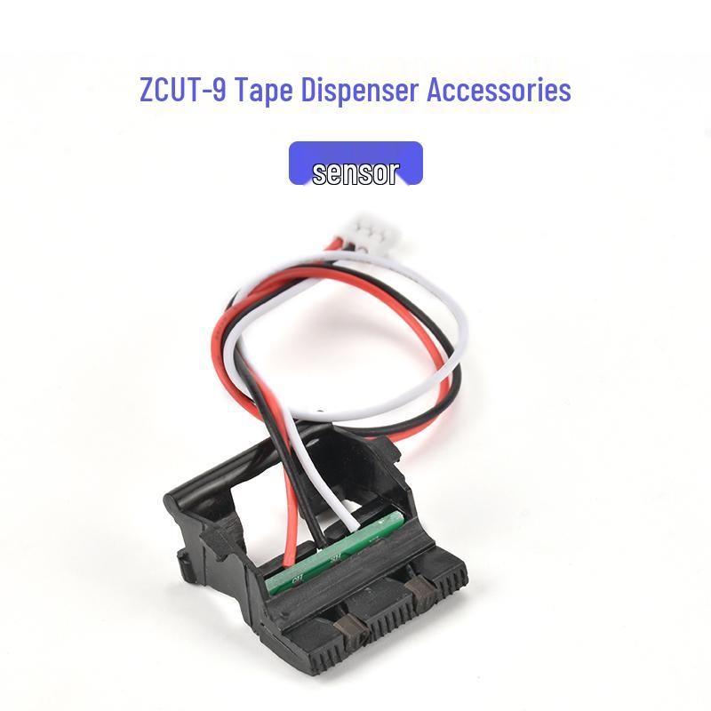 Zestaw ostrzy i uchwytu do elektrycznego obcinaka do taśmy ZCUT-9 z kółkiem klejącym i akcesoriami