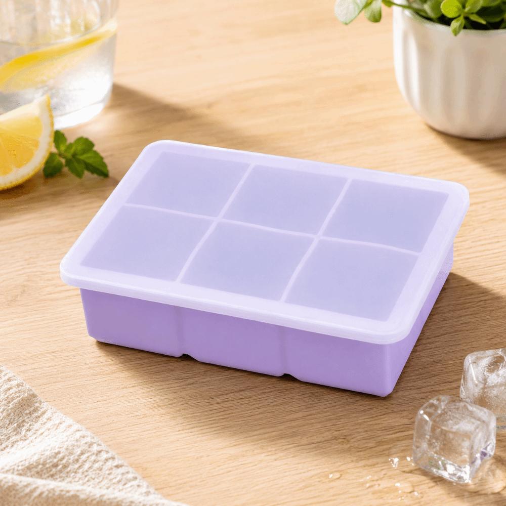 Silicone Large Ice Cube Tray BPA Free Square Ice Mold Ice Cube Maker Bar Accessories