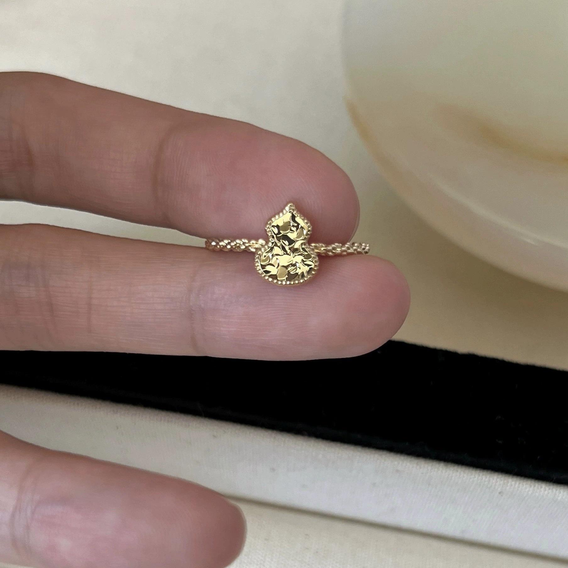 Элегантное регулируемое кольцо-тыква для женщин - Модное, Универсальное, Нишевый дизайн Adjustable Open Ring