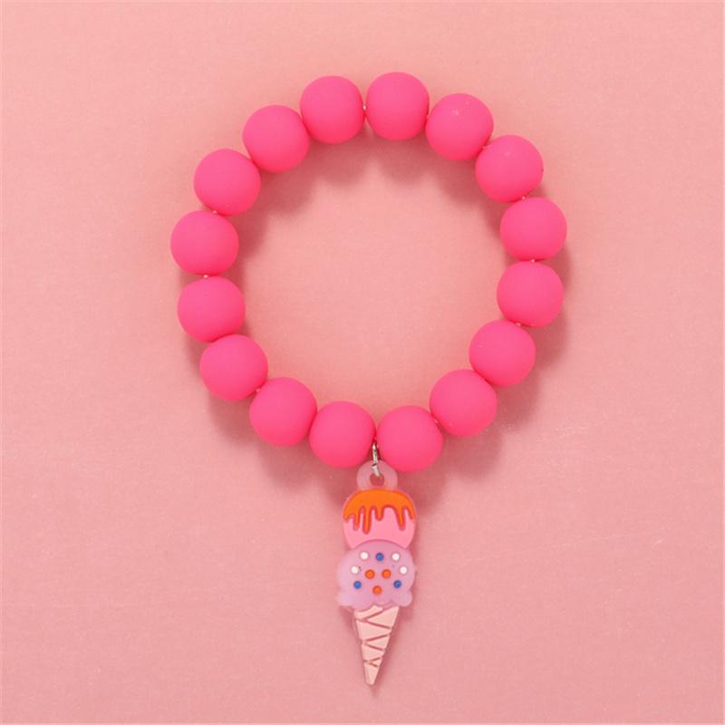 Makersland Cute Popcorn Beads Bracelet Friendship Glass Bracelets For Girls Star Moon Cloud Flower Zircon Accessories Wholesale