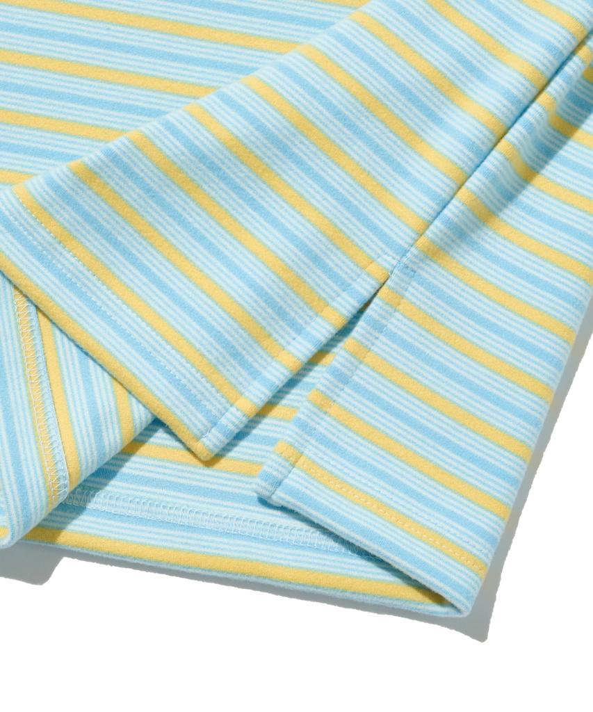 ROIDESROIS Striped Layered Long Sleeve T-Shirt (Blue)