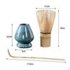 3 Pieces Japanese Matcha Ceremony Set Handmade Tea Making Tools for Party Room