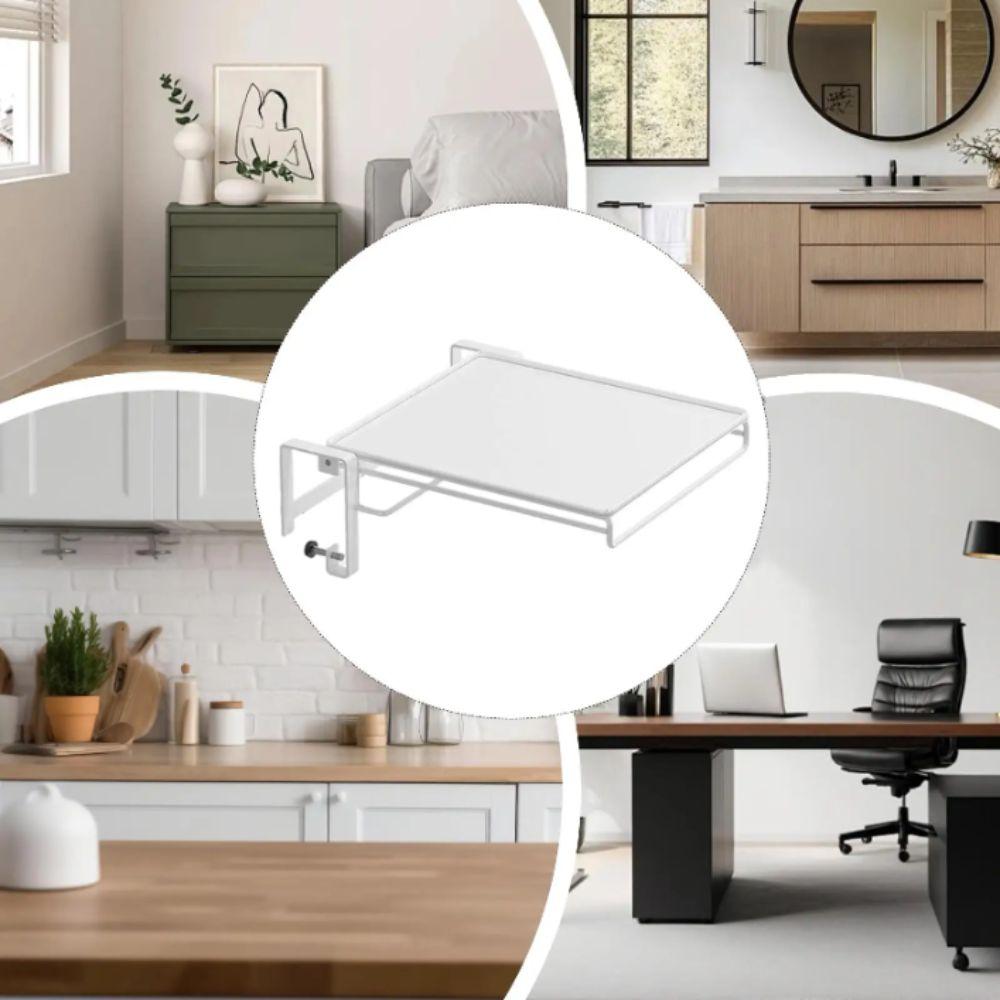 With Towel Rack Countertop Storage Rack Foldable Design Extension Storage  Cabinet Storage