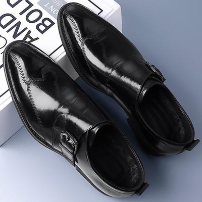 High Quality Men Dressing Shoes Formal for Men Casual Shoe Leather Social Wedding Designer Pointed Toe Black Office Brand Shoes