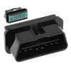 OBD II OBD2 16Pin Male Square Hole Extension Opening Cable Cars Diagnostic Interface Connector PLug Adapter with Welding Plate