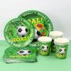 Fußball Fußball Thema Einweg Geschirr Papier Teller Tasse Tischdecke Kinder Jungen Sport Geburtstag Party Dekoration Favors Supplies