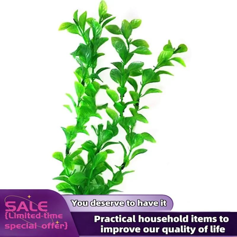 Artificial Grass Aquarium Ornament Plants Water Plant Plastic For Fish Tank Accessories simulation aquatic plant
