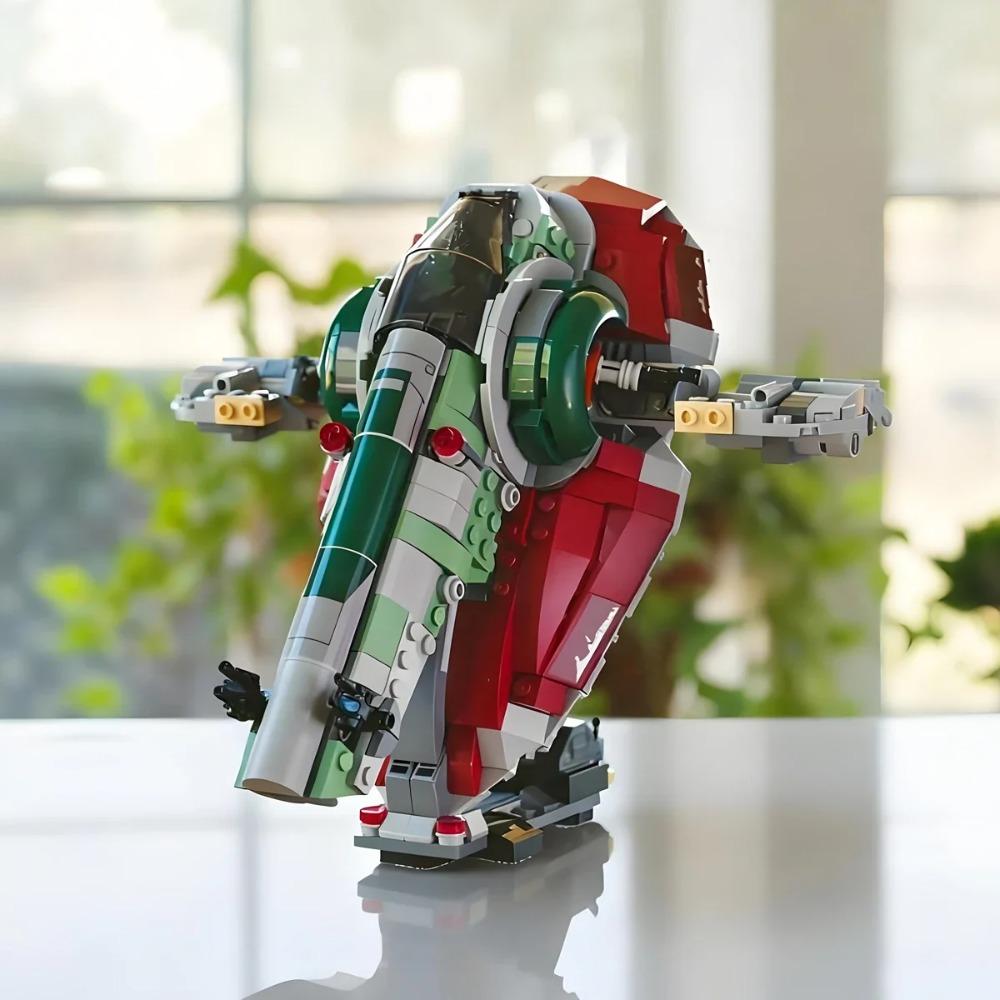 Spaceship Military Aircraft Toys Galaxy-Star-Ships-Space Bricks Fighter MOC-Starfighters Model Building Blocks Gifts Boys Set