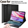 Case for Redmi Pad Pro 12.1 Inch,Bluetooth Keyboard Cover for POCO Pad 12.1 Inch Wireless Removable Keyboard Cover