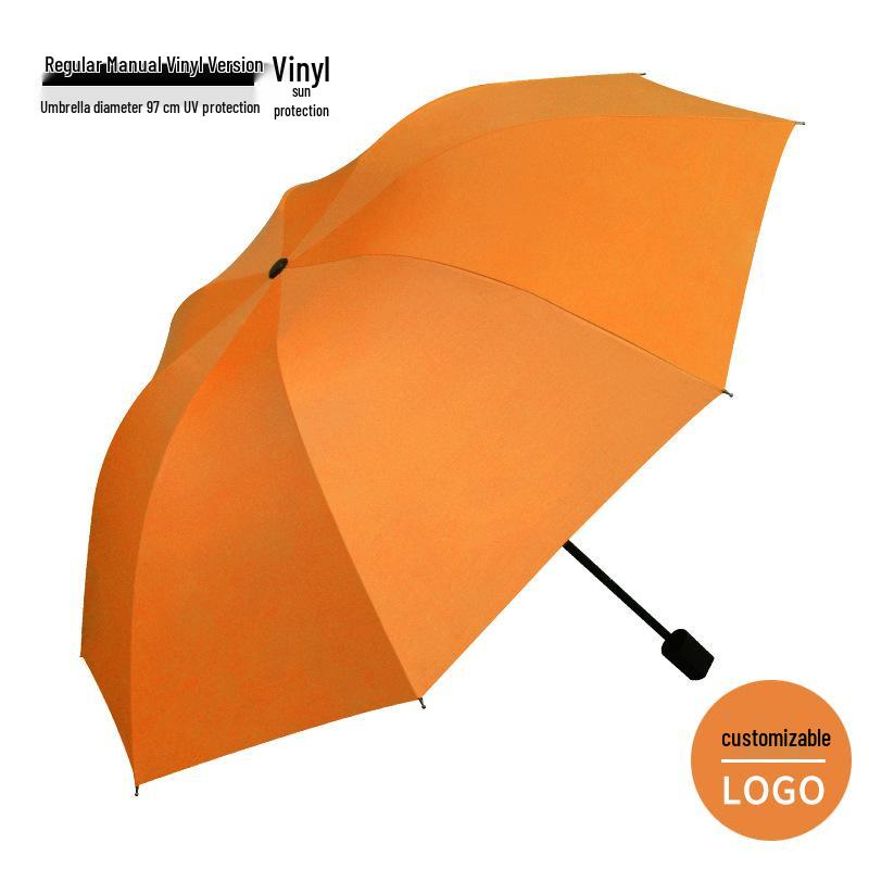 Umkehrbarer UV-Sonnenschirm: Anti-Ultraviolett Unisex Schwarzer Regenschirm mit individuellem Logo