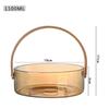 Nordic Portable High Borosilicate Glass Basket with Handle