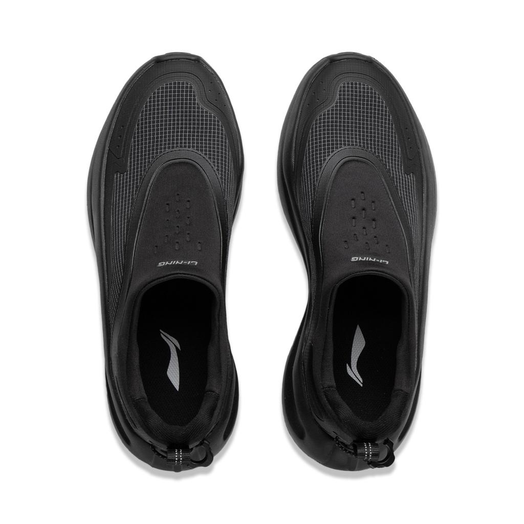 Li Ning Cloud Wave Lycra Cushioning Slip Resistant Abrasion Resistant Lightweight Rebound Low Top Casual Shoes Men's AGLV187-1