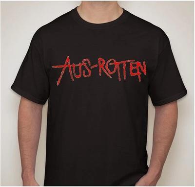 AUS ROTTEN Punk Rock Hardcore Thrash Band T Shirt