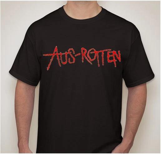AUS ROTTEN Punk rock hardcore thrash band T shirt XXL
