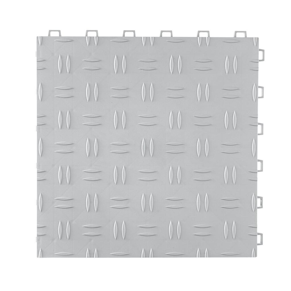Garage Tiles Interlocking, 12 x 12 x 0.53 inch 25 Pack Garage Floor Covering Tiles, Non-Slip Double-Sided Texture Garage Flooring Tiles, for Garages,