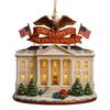 US 250th Anniversary Ornament Patriotic Xmas Tree Hanging Decor Collectible Keepsake Gift for Patriots History Lovers Veterans