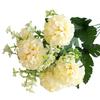 1 Bouquet Fake Flowers Charming Long-lasting 5 Heads Realistic Artificial Hydrangea Bouquet Garden Supplies