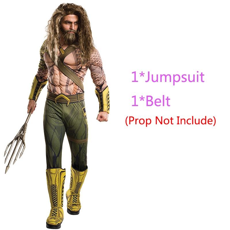 

Костюм супергероя Лига Справедливости Аква Ребенок Мышцы Костюмы на Хэллоуин L(130-140cm)